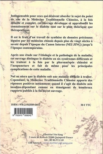 Le Diabète en Médecine Traditionnelle Chinoise