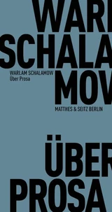 Über Prosa