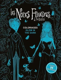 Coloriages fluorescents Les Noces Funèbres de Tim Burton