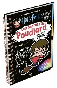  Warner Bros - Mon livre magique à gratter Harry Potter, Les secrets de Poudlard - Avec un bâtonnet en bois.