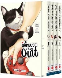 Wataru Nadatari - La gameuse et son chat  : Coffret en 4 volumes :  Tome 1 à 4.