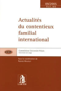 Actualités du contentieux familial international