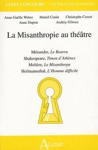 La Misanthropie au théâtre
