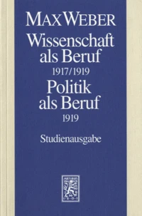 Wissenschaft Als Beruf