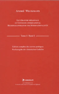 Littérature régionale et contexte international : Regionalliteratur und Internationalität
