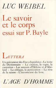 Le savoir et le corps