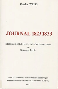 Journal 1823-1833