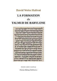 La formation du talmud de Babylone