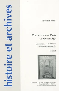 Cens et rentes à Paris au Moyen Age