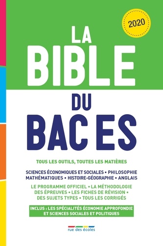 La bible du Bac ES  Edition 2020