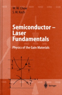 Weng-W Chow et Stephan-W Koch - SEMICONDUCTOR-LASER FUNDAMENTALS. - Physics of the Gain Materials.