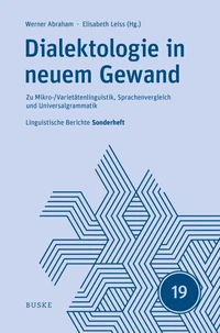 Dialektologie in neuem Gewand