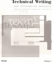 Redaction Technique Et Analyse De L'Information : Technical Writing And Information Analysis