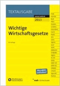 Wichtige Wirtschaftsgesetze.