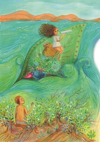 Lot de 10 Cartes postales simple "Vers la joie" - format A6 avec enveloppe sous cellophane