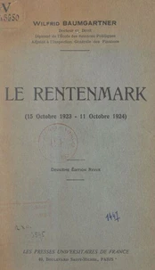 Le Rentenmark (15 octobre 1923 - 11 octobre 1924)