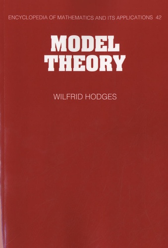 Wilfrid Hodges - Model Theory.