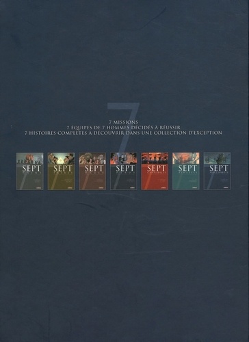 Sept. Coffret 7 volumes : Sept nains ; Sept frères ; Sept mages ; Sept héros ; Sept cannibales ; Sept athlètes ; Sept macchabées