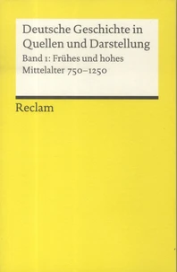 Deutsche Geschichte In Quellen Und Dartstellung