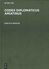 Wilhelm Kurze - Codex diplomaticus Amiatinus - Band 3/2, Register.