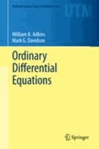 William A. Adkins - ordinary differential equations.