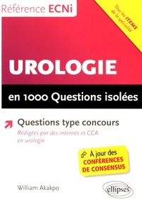 William Akakpo - Urologie en 1000 questions isolées.