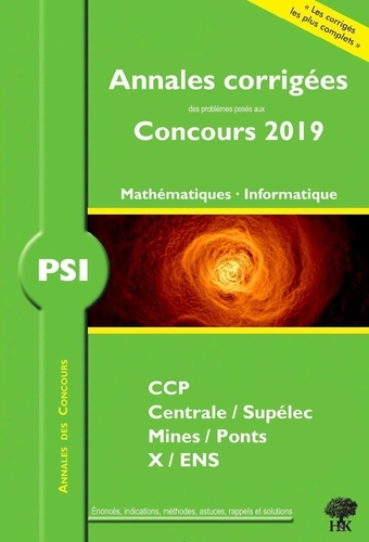 Mathématiques - Informatique PSI  Edition 2019