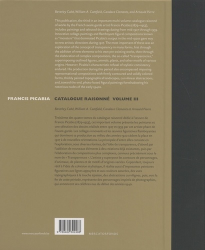 Francis Picabia. Catalogue raisonné Volume 3 (1927-1939)