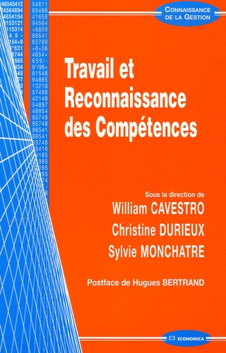 William Cavestro et Christine Durieux - Travail et Reconnaissance des Compétences.