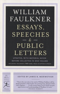 William Faulkner - Essays, Speeches and Public Letters.