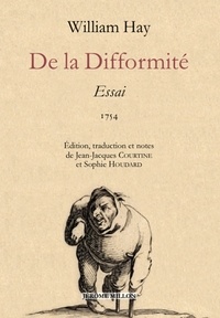 William Hay - De la difformité - Essai. 1754.