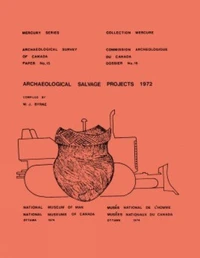 Archaeological Salvage Projects 1972
