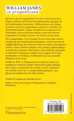 Le Pragmatisme. Un nouveau nom pour d'anciennes manières de penser