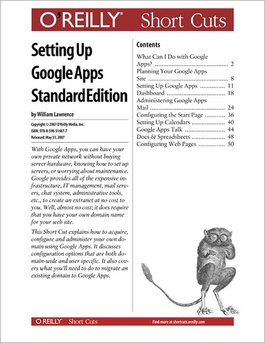 William Lawrence - Setting Up Google Apps Standard Edition.