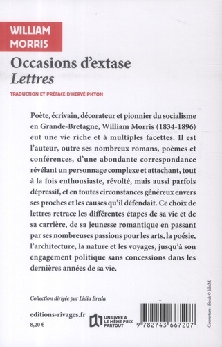 Occasions d'extase. Lettres
