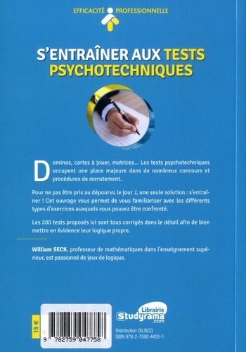 S'entraîner aux tests psychotechniques 10e édition