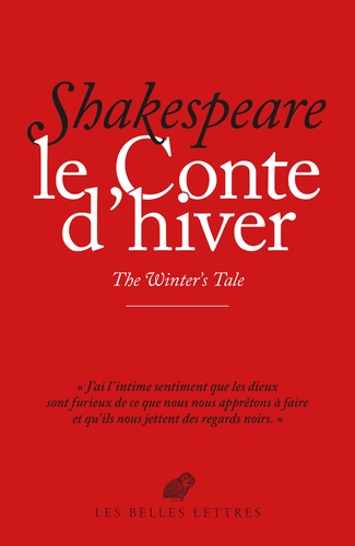 Le Conte d'hiver. The Winter's Tale 1e édition