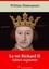 Le Roi Richard II – suivi d'annexes. Nouvelle édition 2019