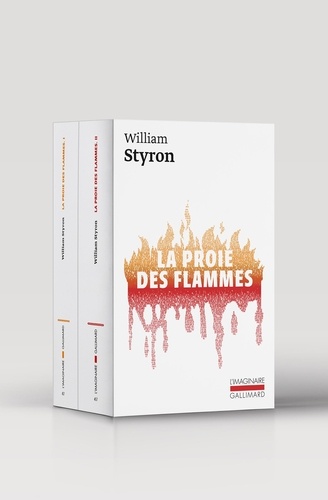 William Styron - La proie des flammes - Coffret en 2 volumes : Tome 1 et Tome 2.