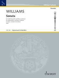William Williams - Sonata D minor - treble recorder and basso continuo..