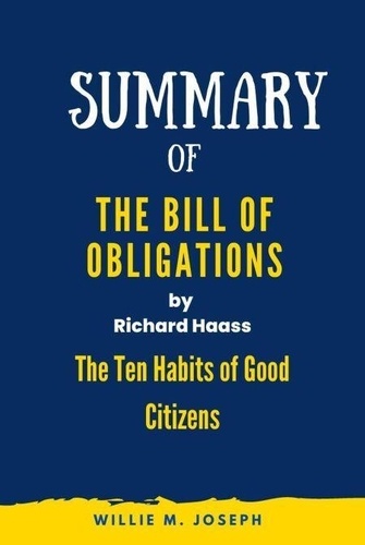 Summary of The Bill of Obligations by Richard... de Willie M. Joseph - ePub - Ebooks - Decitre