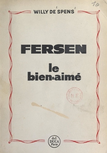 Fersen, le bien-aimé