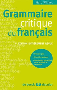 Grammaire critique du français