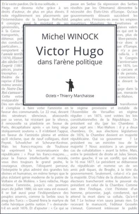 Victor Hugo dans l'arène politique