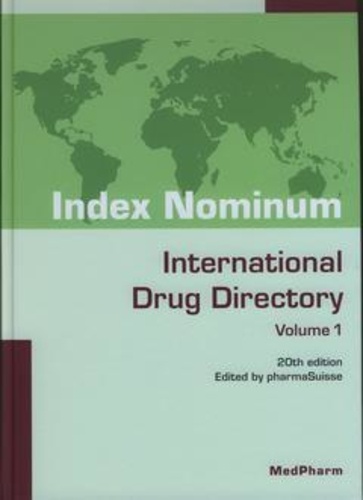  Wissenschaftliche Verlagsg - Index Nominum - International Drug Directory - Coffret en 2 volumes.