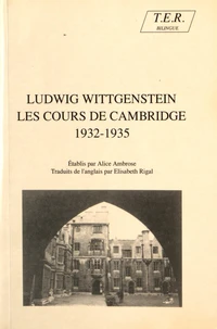 Les cours de Cambridge (1932-1935)