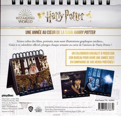 Calendrier photos Harry Potter  Edition 2022