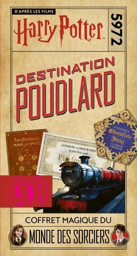Destination Poudlard. Coffret magique du monde des sorciers - Avec un carnet ligné, un crayon, un marque-page et un bloc-notes