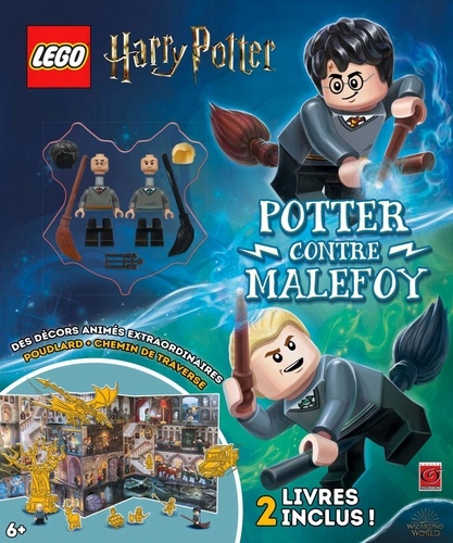 LEGO Harry Potter. Potter contre Malefoy. Avec 2 livres : Deux rivaux à l'école ; Gryffondor contre Serpentard