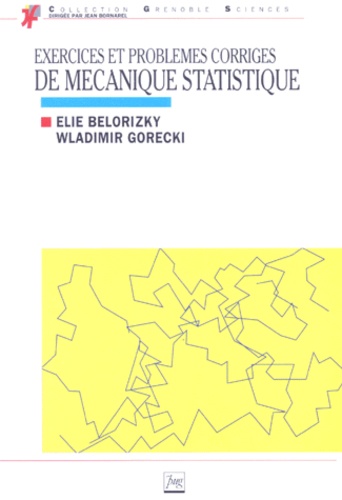 Wladimir Gorecki et Elie Belorizky - Mecanique Statistique. Exercices Et Problemes Corriges.